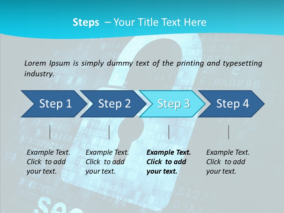 Internet Network Binary PowerPoint Template