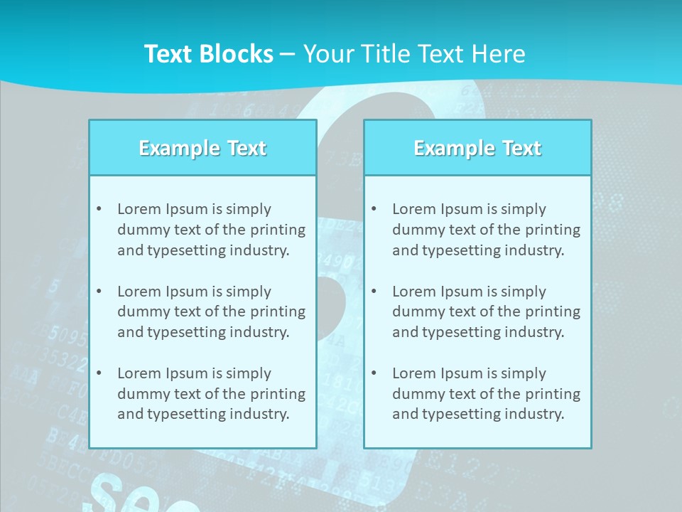 Internet Network Binary PowerPoint Template