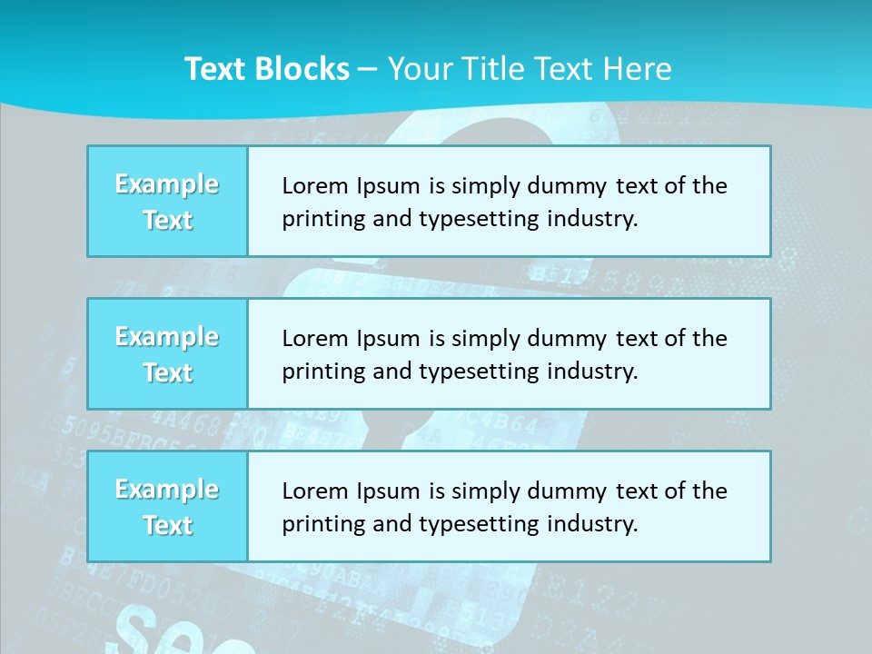 Internet Network Binary PowerPoint Template