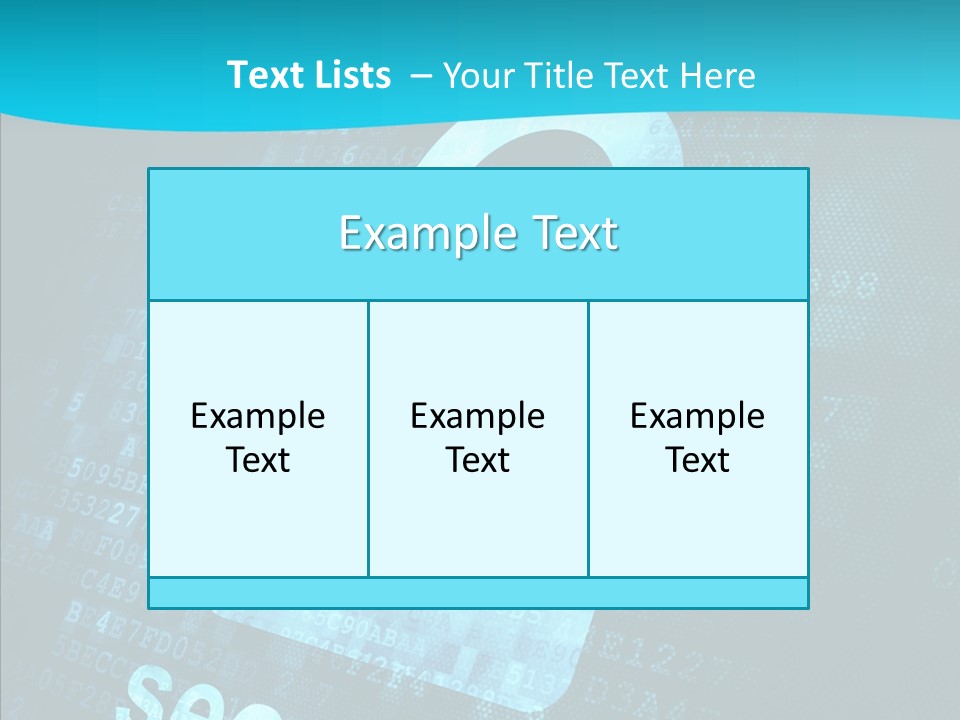 Internet Network Binary PowerPoint Template