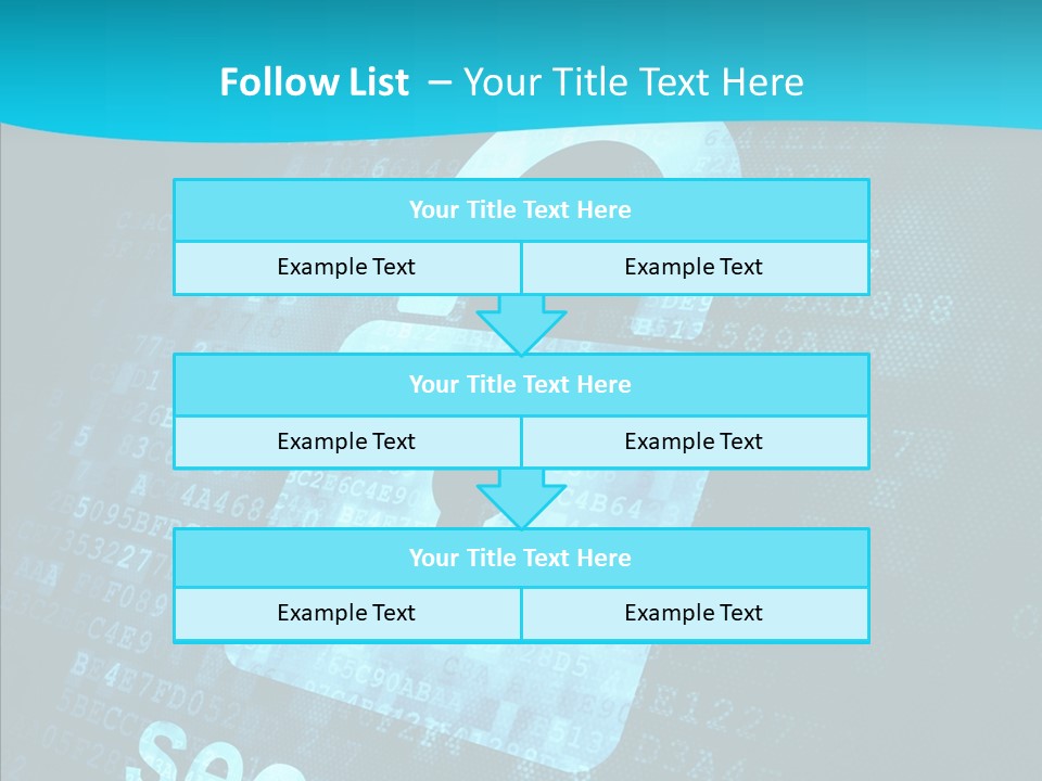 Internet Network Binary PowerPoint Template