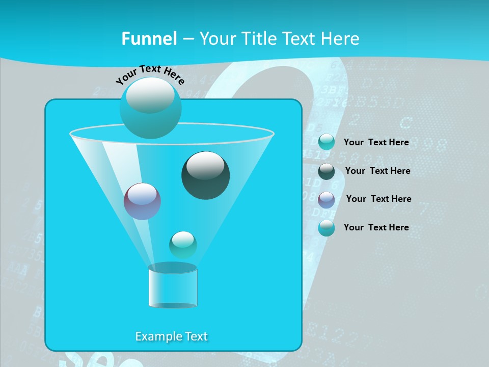 Internet Network Binary PowerPoint Template