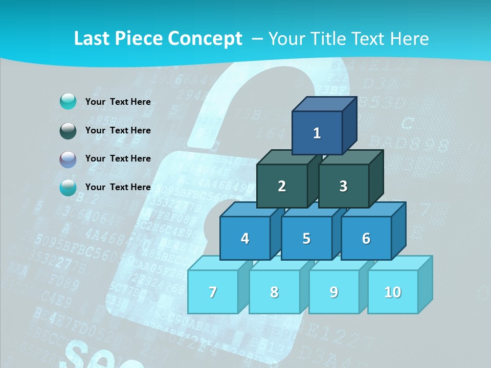 Internet Network Binary PowerPoint Template