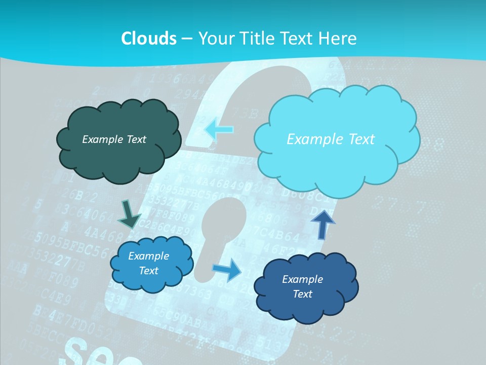 Internet Network Binary PowerPoint Template