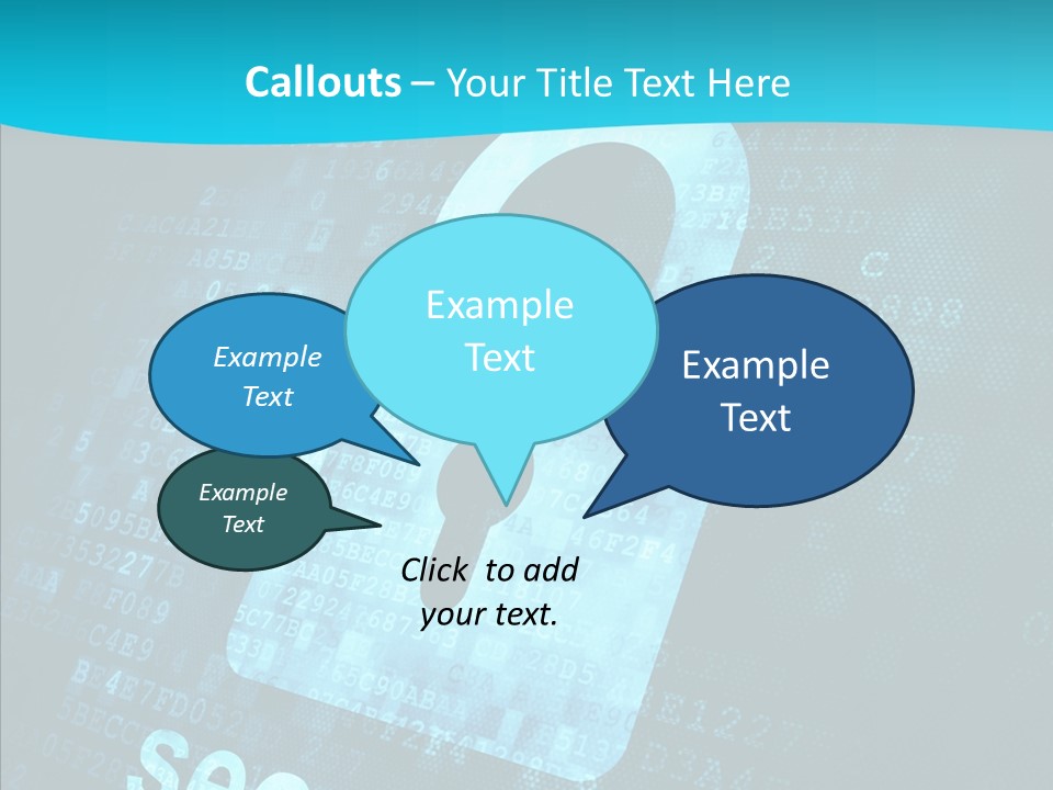 Internet Network Binary PowerPoint Template