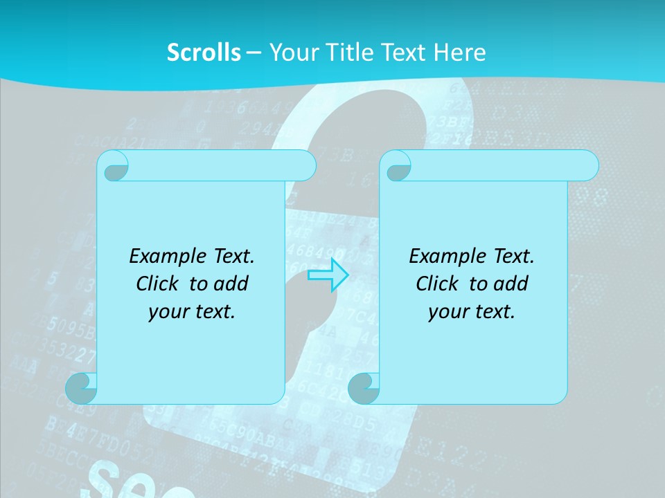 Internet Network Binary PowerPoint Template