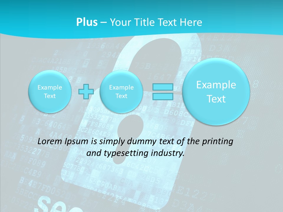 Internet Network Binary PowerPoint Template