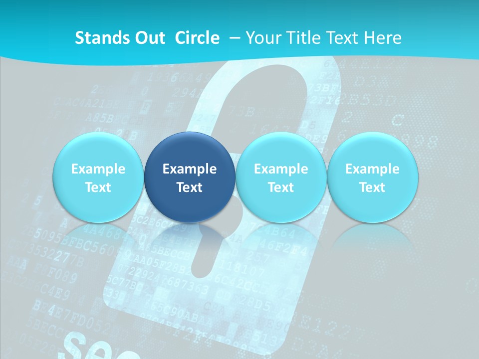 Internet Network Binary PowerPoint Template