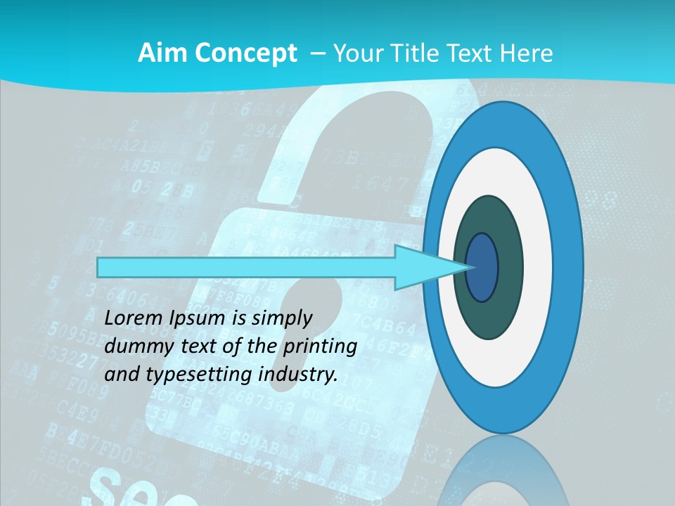 Internet Network Binary PowerPoint Template
