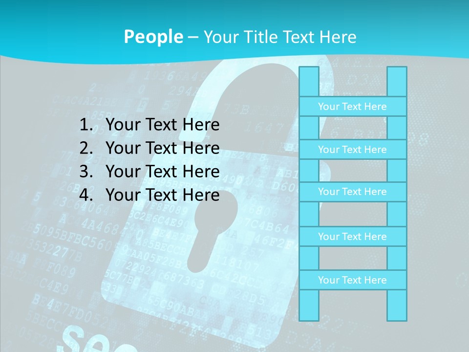 Internet Network Binary PowerPoint Template
