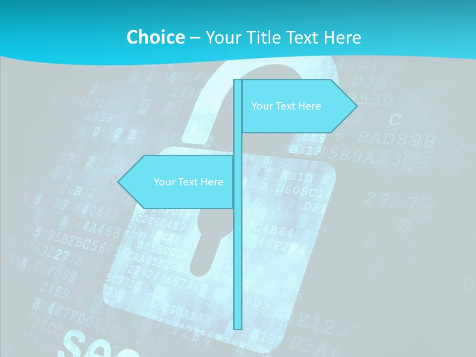 Internet Network Binary PowerPoint Template