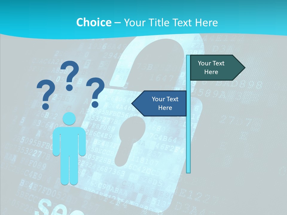 Internet Network Binary PowerPoint Template