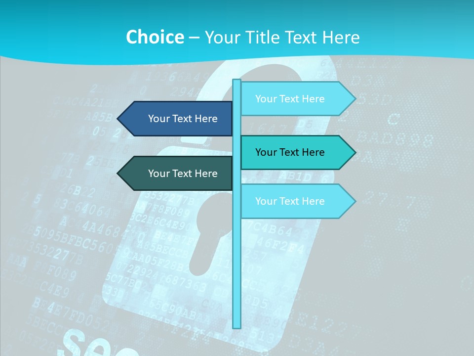 Internet Network Binary PowerPoint Template