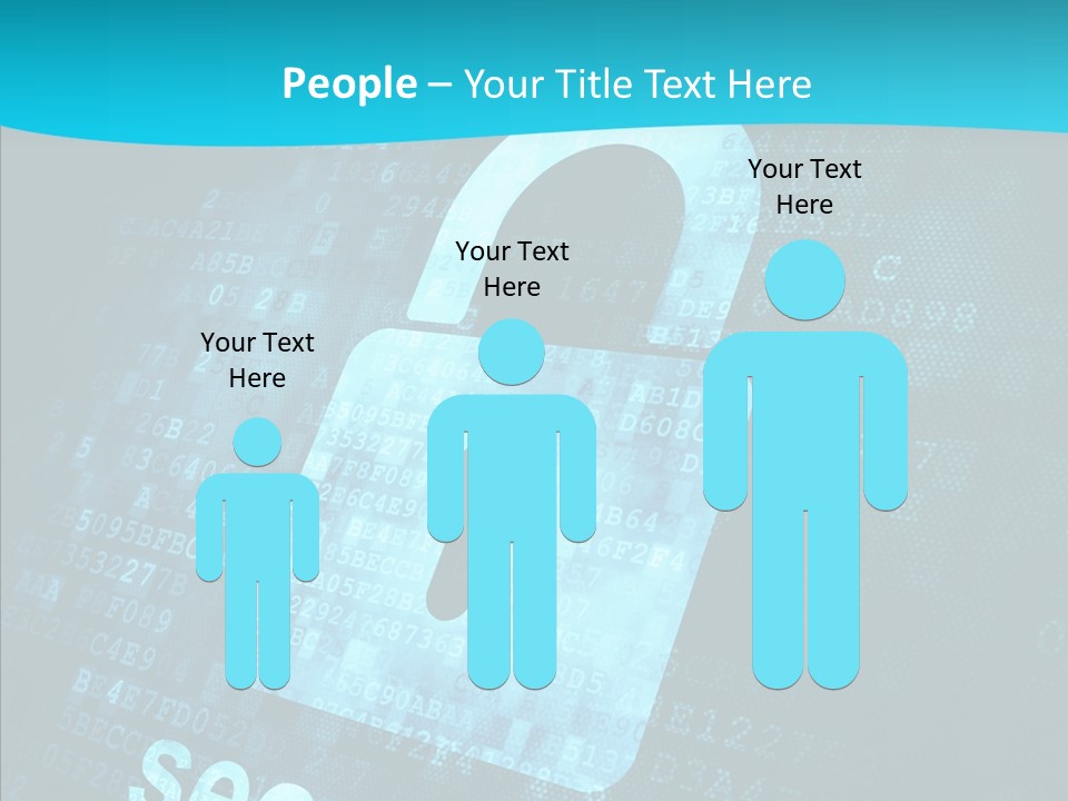 Internet Network Binary PowerPoint Template