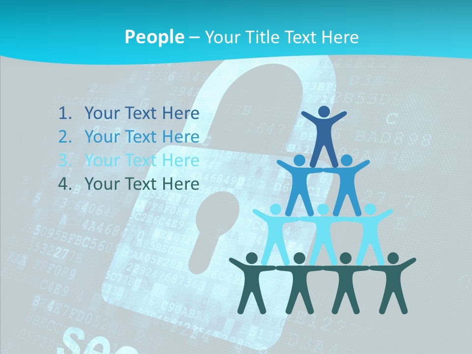 Internet Network Binary PowerPoint Template