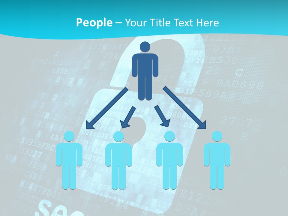 Internet Network Binary PowerPoint Template
