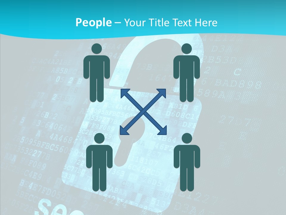 Internet Network Binary PowerPoint Template