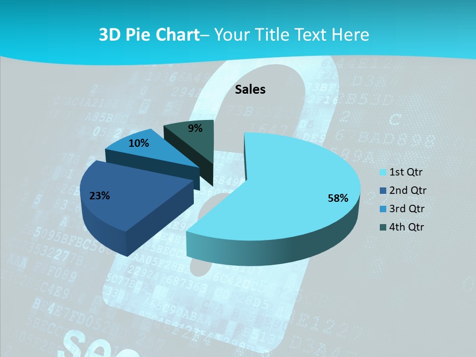Internet Network Binary PowerPoint Template