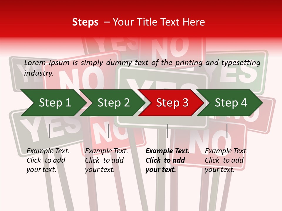 Vote Stop Choose PowerPoint Template