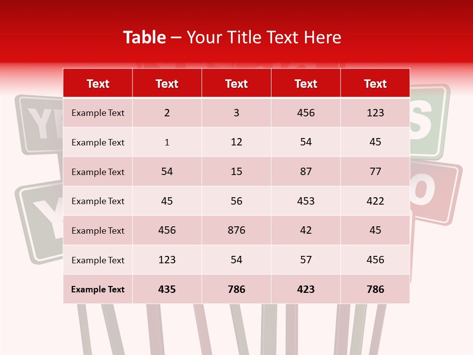 Vote Stop Choose PowerPoint Template