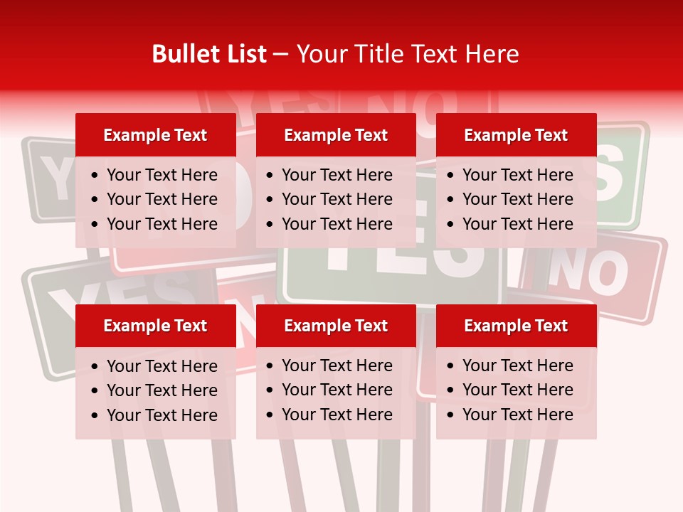 Vote Stop Choose PowerPoint Template
