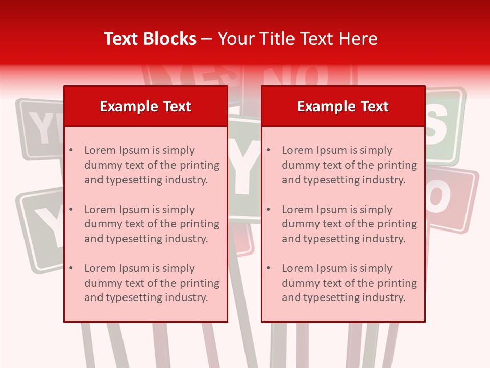 Vote Stop Choose PowerPoint Template