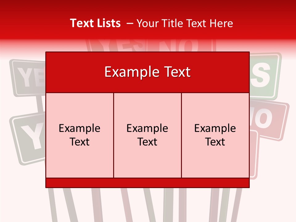 Vote Stop Choose PowerPoint Template