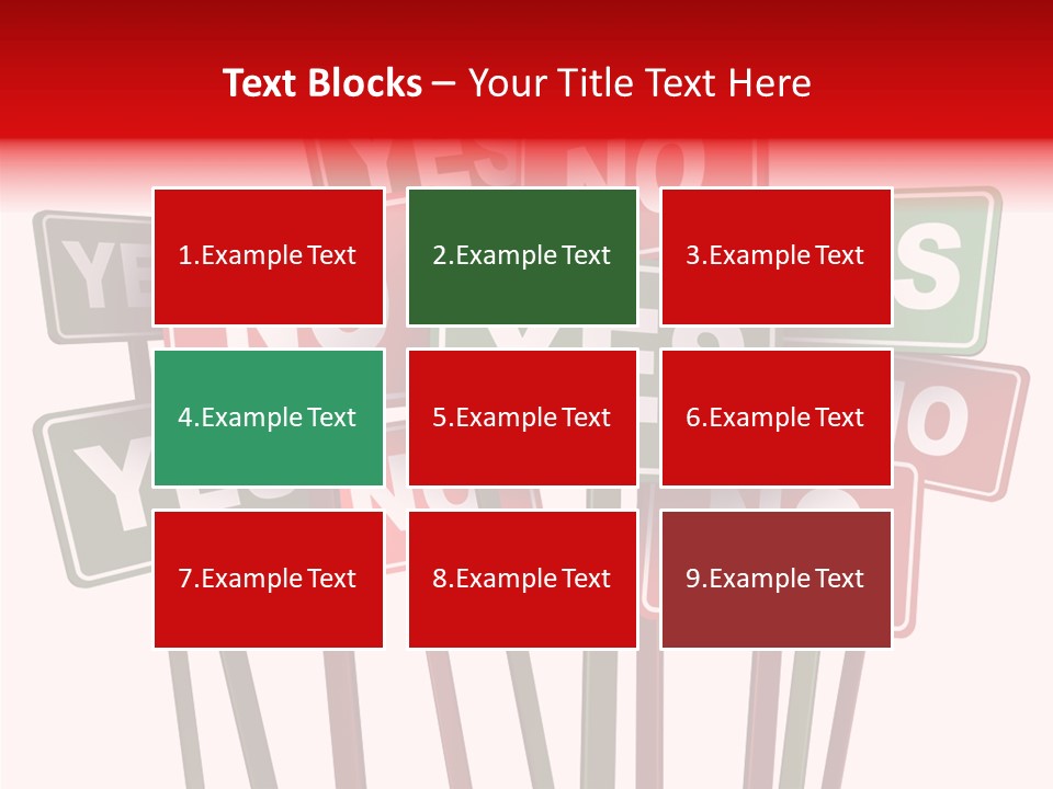 Vote Stop Choose PowerPoint Template