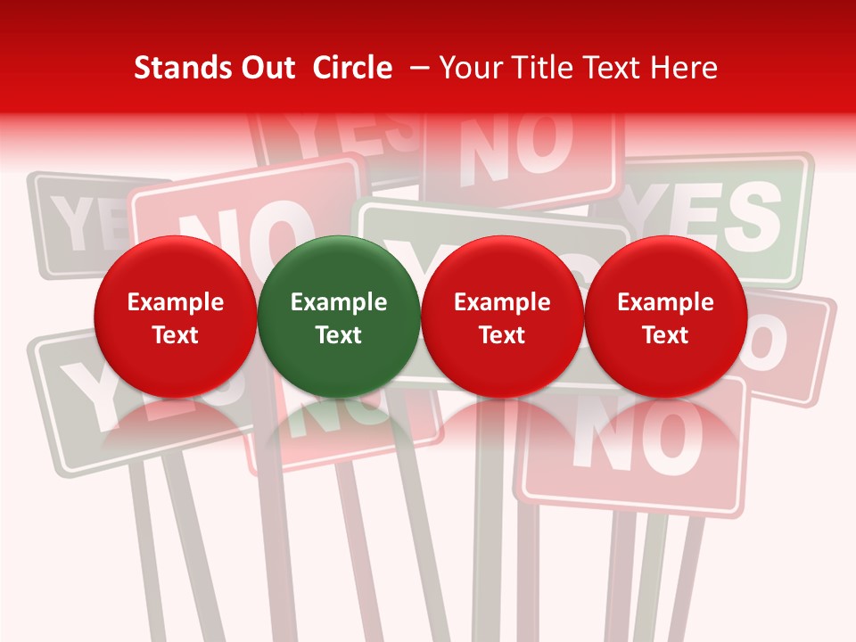 Vote Stop Choose PowerPoint Template