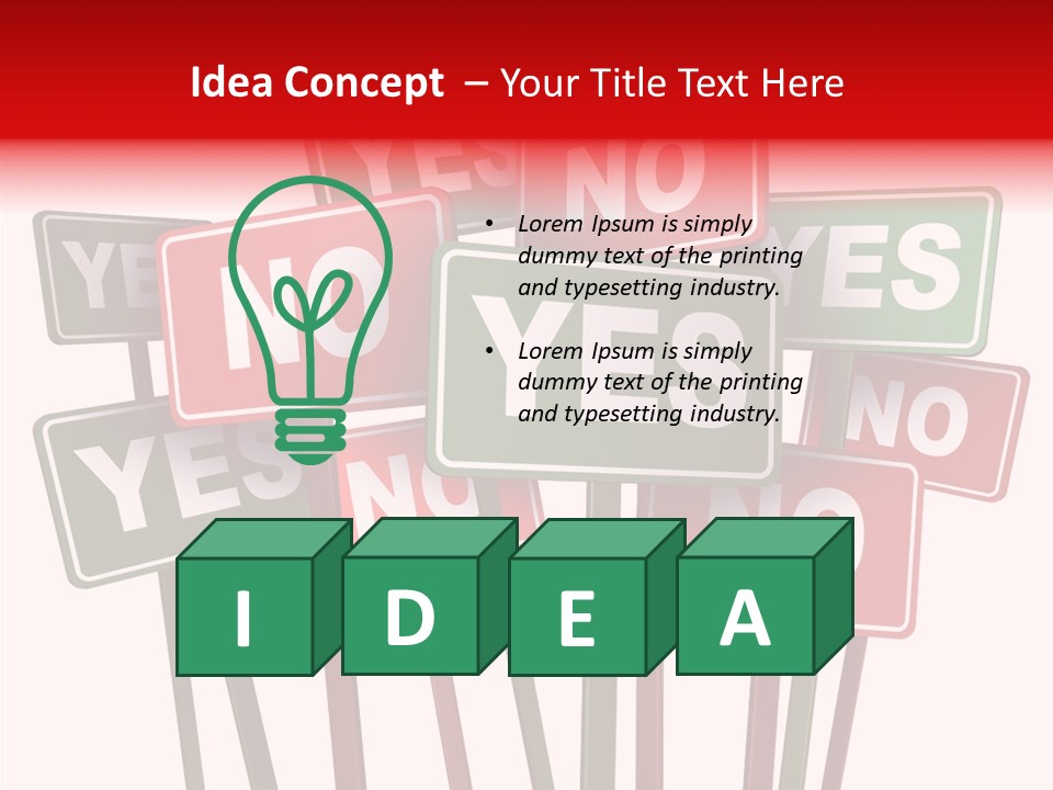 Vote Stop Choose PowerPoint Template