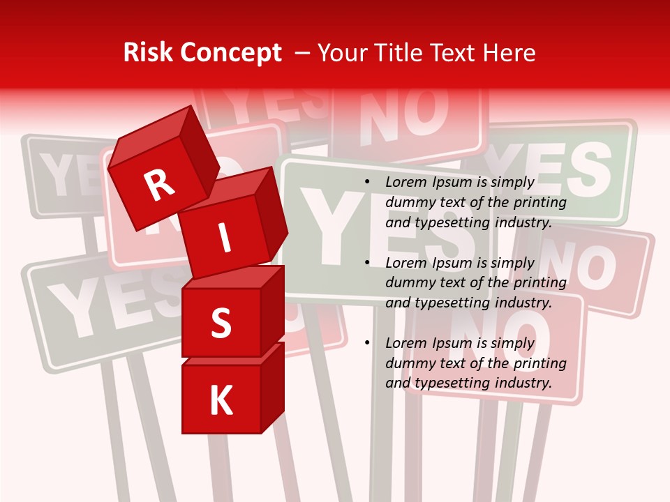Vote Stop Choose PowerPoint Template