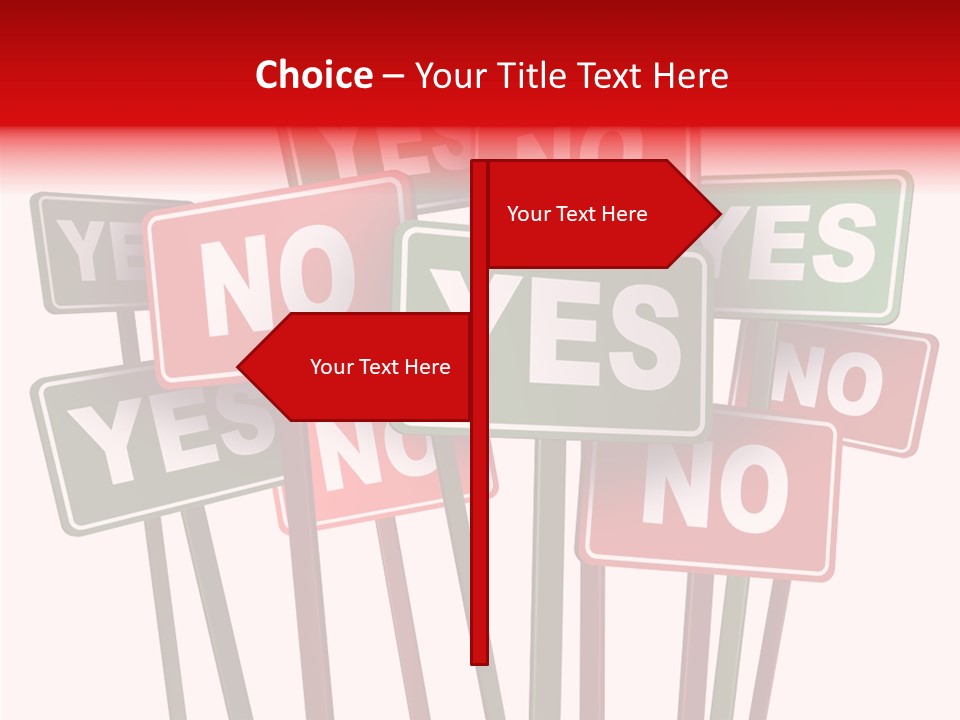 Vote Stop Choose PowerPoint Template