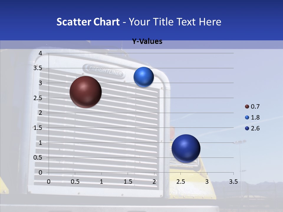 Transport Blue Yellow PowerPoint Template