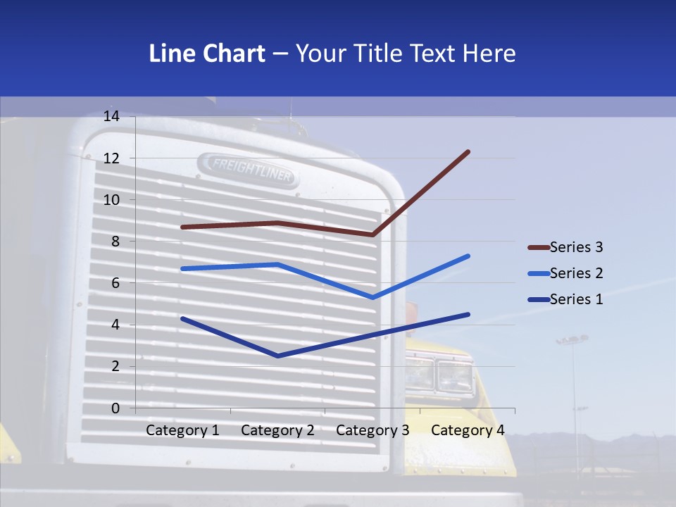 Transport Blue Yellow PowerPoint Template