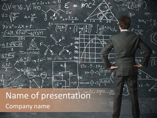 Manager Formula Mathematics PowerPoint Template