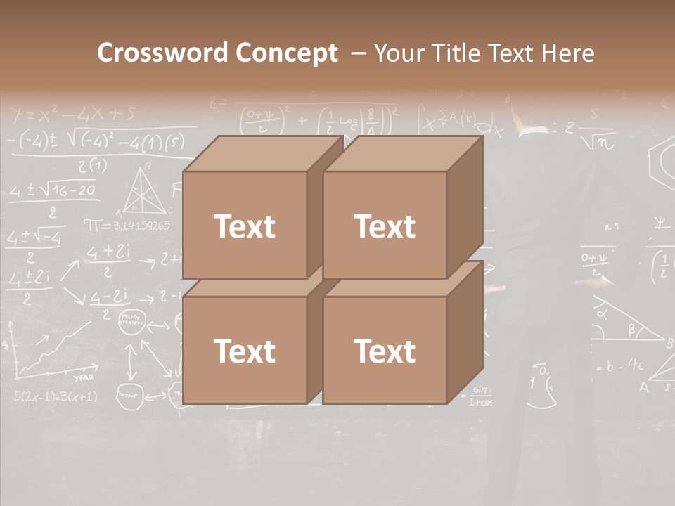 Manager Formula Mathematics PowerPoint Template