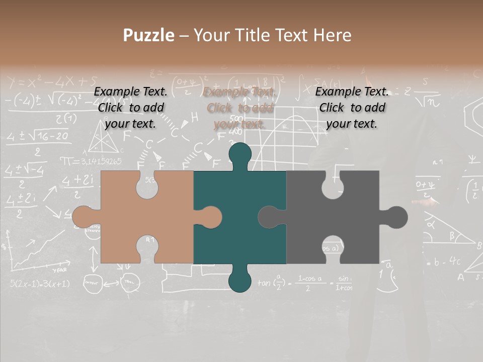 Manager Formula Mathematics PowerPoint Template