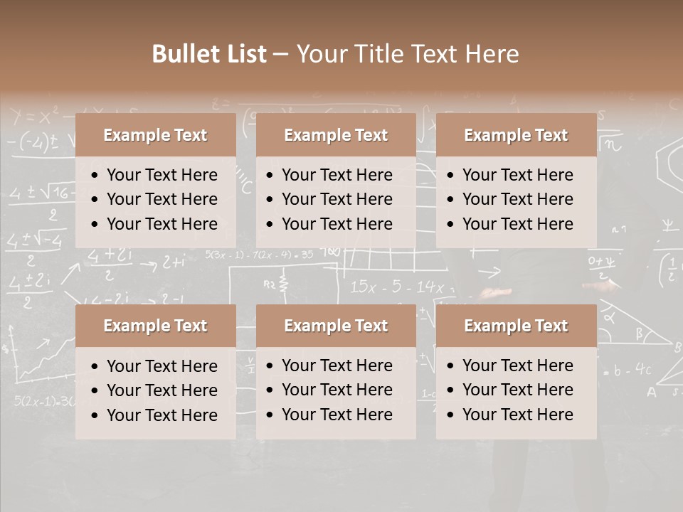 Manager Formula Mathematics PowerPoint Template