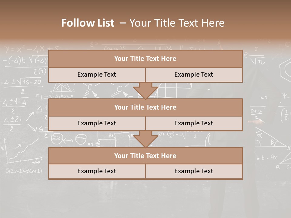 Manager Formula Mathematics PowerPoint Template