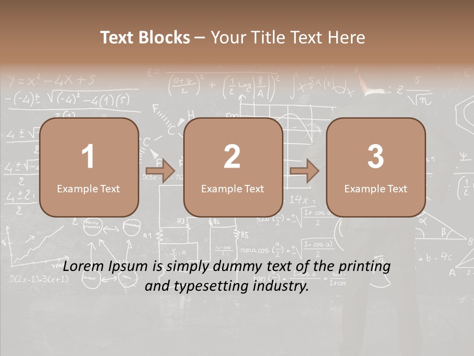 Manager Formula Mathematics PowerPoint Template