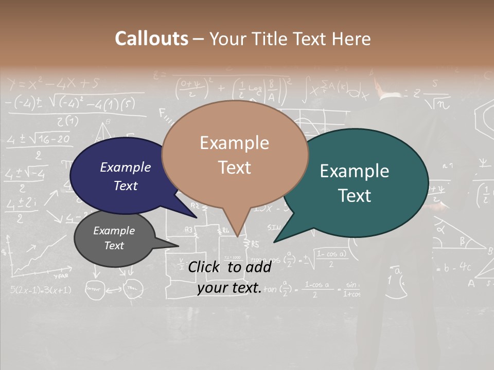 Manager Formula Mathematics PowerPoint Template