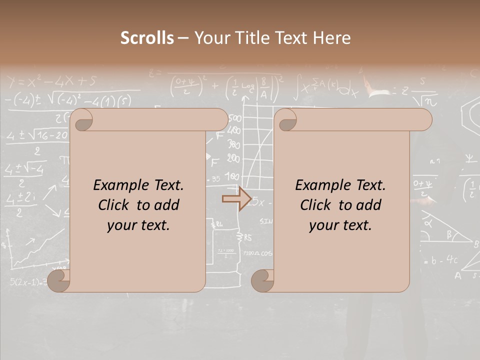Manager Formula Mathematics PowerPoint Template