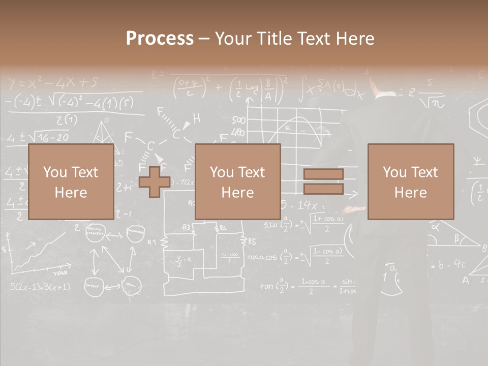 Manager Formula Mathematics PowerPoint Template