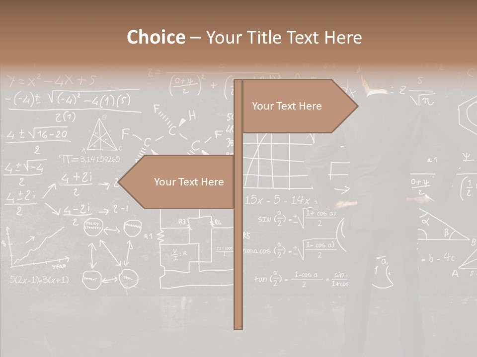 Manager Formula Mathematics PowerPoint Template