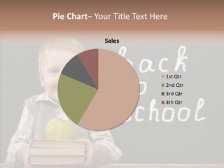 Desk Preschool Page PowerPoint Template