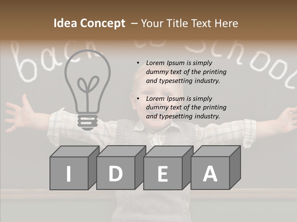 Kid Youth Intelligent PowerPoint Template