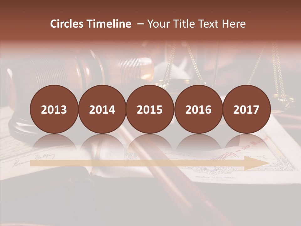 Judge Litigation Wood PowerPoint Template