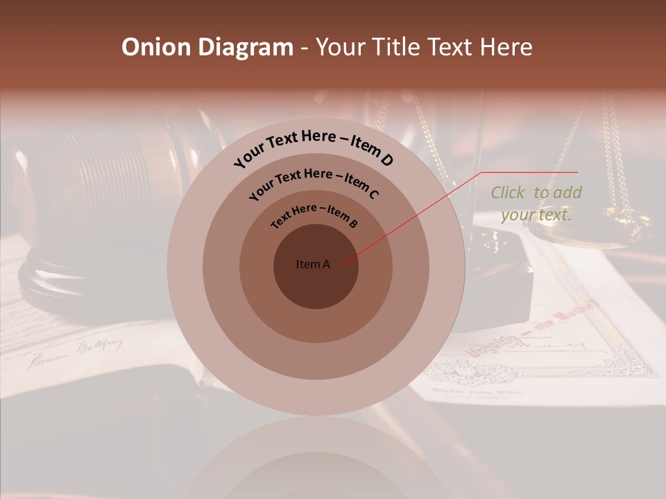 Judge Litigation Wood PowerPoint Template