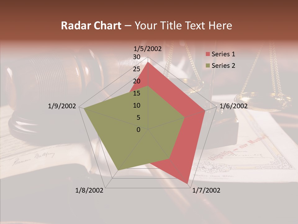 Judge Litigation Wood PowerPoint Template