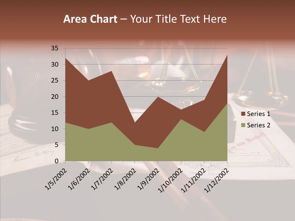 Judge Litigation Wood PowerPoint Template